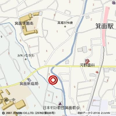 ヴィアセッテ箕面の地図
