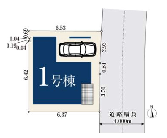 【区画図】 | 和光市新倉2丁目　新築分譲住宅　全1棟（成増店） | ※図面を基に作成しています。現況と異なる場合は現況を優先いたします。
