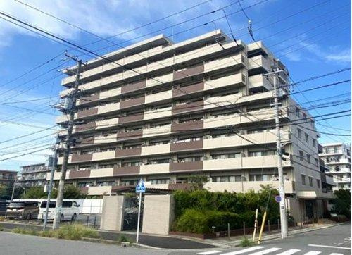ライオンズマンション原木中山駅前の外観