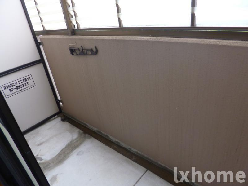 茨木ロイヤルのバルコニー|陽当たり良好なバルコニーです