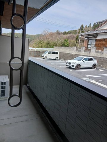 アテリア伍番館のバルコニー|陽当たり良好なバルコニーです
