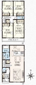 【間取り】 | 【仲介手数料無料！！】日野市落川　新築戸建て（全6棟）4号棟　5580万円 | 4号棟