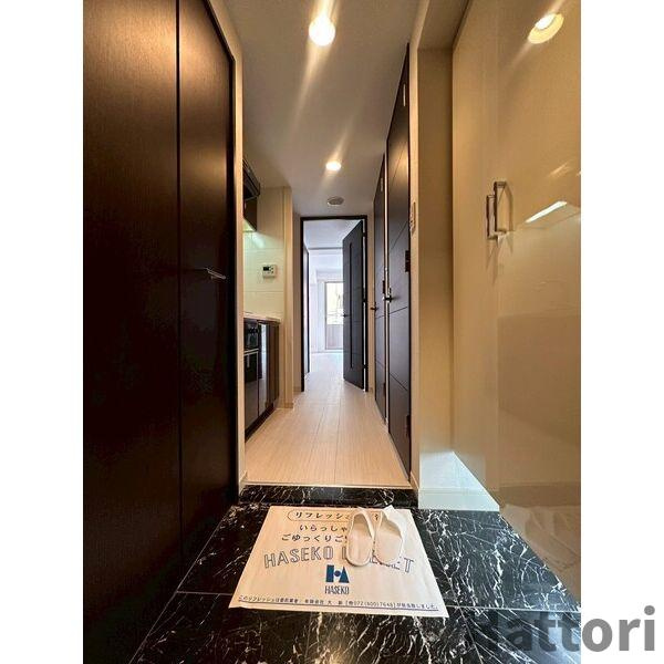 Lasante京橋(旧:エスティメゾン京橋)の玄関