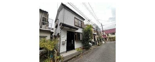 越谷市大字恩間戸建ての前面道路含む現地写真