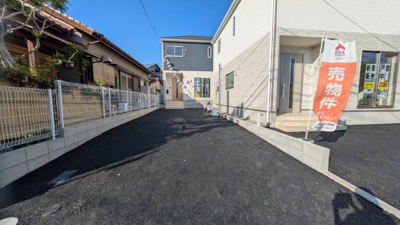 【前面道路含む現地写真】 | 新築アーネストワン　4LDK　松並第二　①号棟　
