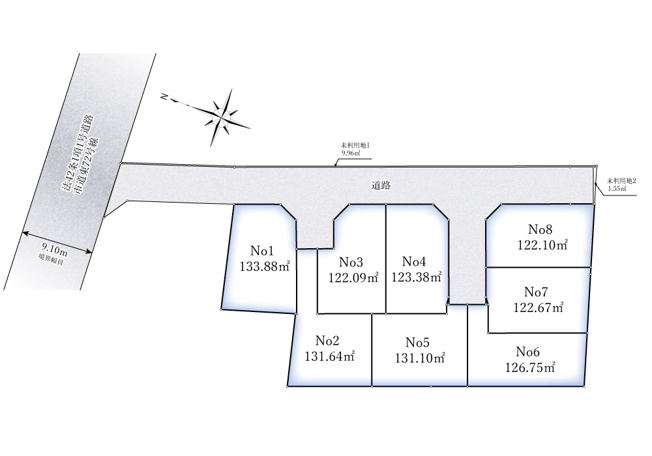 【区画図】 | 自然環境豊かで都心へのアクセスの良好の立地☆彡閑静エリアで叶える贅沢なご家族時間を楽しめる、そんな邸宅で建築なさいませんか？まずはお客様の夢をお聞かせください☆彡
