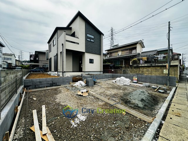 平塚市河内　新築一戸建ての駐車場