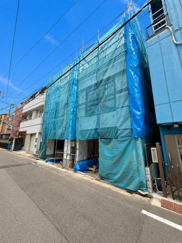 【前面道路含む現地写真】 | 下丸子＿新築A号棟