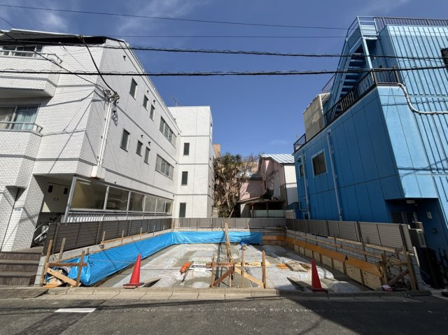 【前面道路含む現地写真】 | 下丸子＿新築A号棟