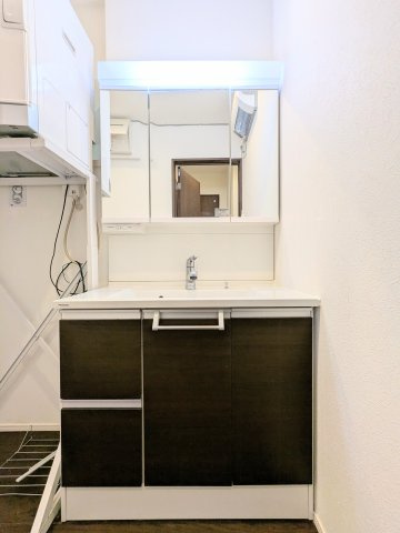 台東区東上野６丁目の戸建の独立洗面台|～洗面化粧室写真～