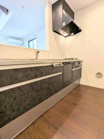 台東区東上野６丁目の戸建のキッチン|～食器洗浄乾燥機付のキッチン写真～