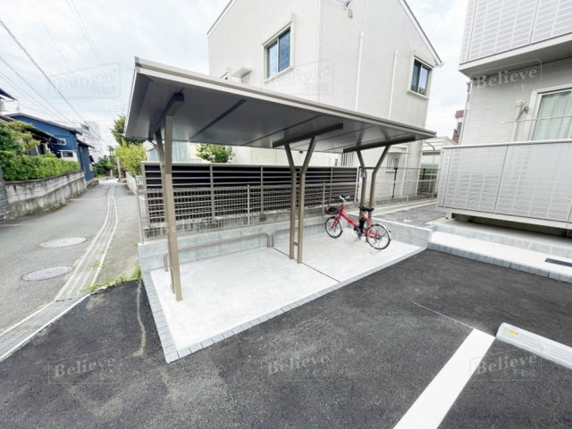 D-room 椿のその他共用部分|駐輪場に自転車も停められます♪