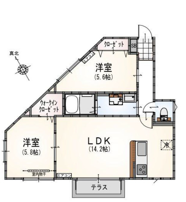 川崎市多摩区中野島４丁目のアパート