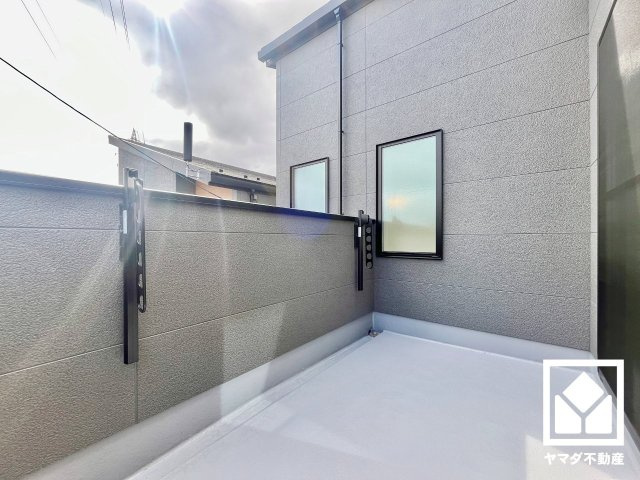 大津市穴太１丁目　R号地のバルコニー