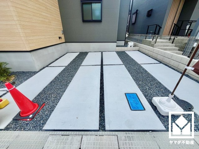 大津市穴太１丁目　R号地の駐車場