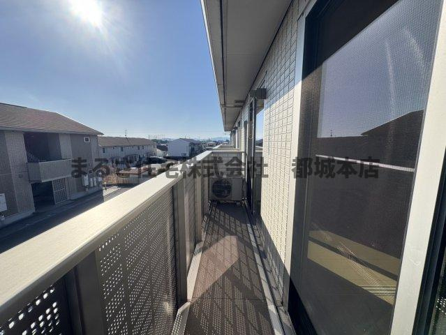 メゾンブランシェⅡのバルコニー