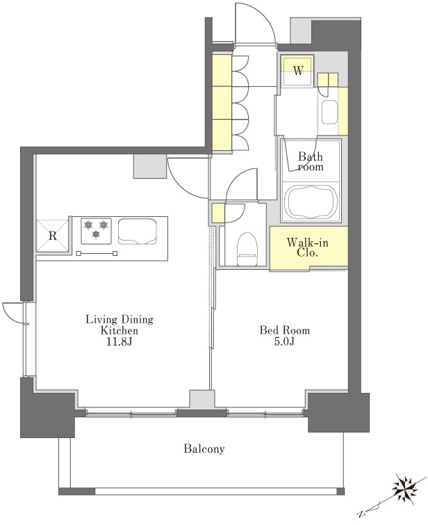 プライムメゾン浅草橋の間取り