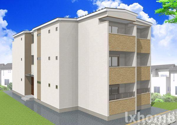 クリエオーレ庄屋Ⅰの外観|外はこのようになっています