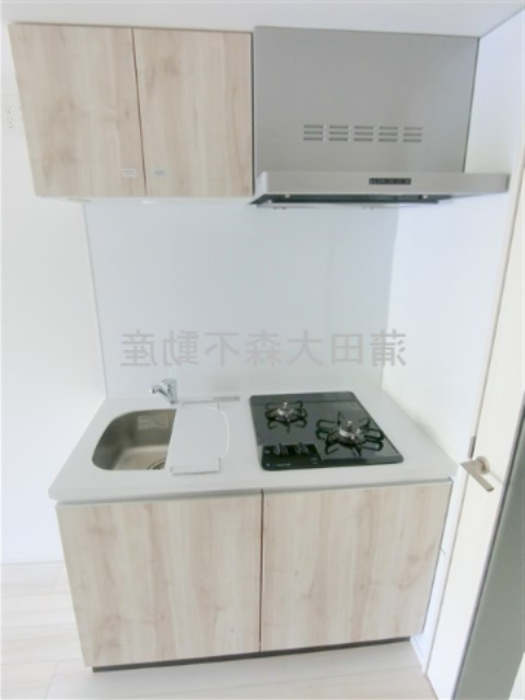 ハーモニーレジデンス蒲田アートヴィラのキッチン|2口ガスシステムキッチン