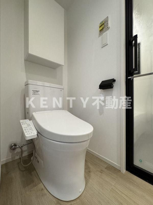 【トイレ】 | テラブリック南大井 | 落ち着いた色調のトイレです