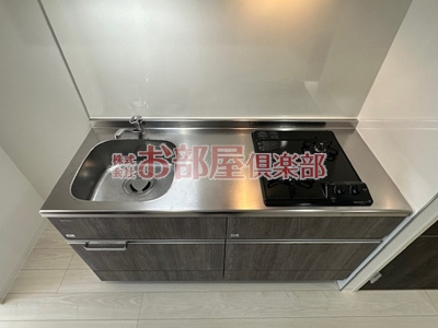 エルグランド久留米のキッチン|コンパクトなキッチンで掃除もラクラク