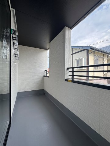 新築戸建・新築建売　会津若松市城西町2期　城西小・第四中のバルコニー|インナーバルコニーなので急な天候不良にも安心！