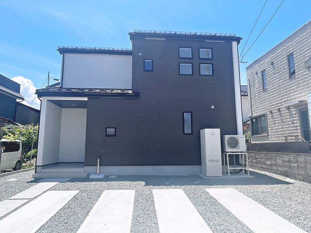 新築戸建・新築建売　会津若松市城西町2期　城西小・第四中の外観パース|完成予想図