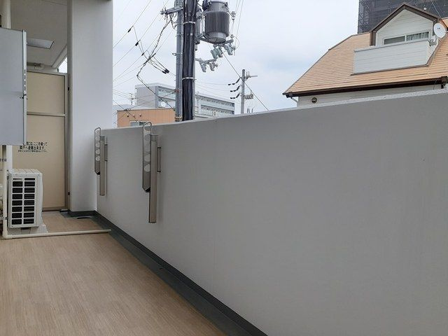 ムーンヒルズ大阪のバルコニー