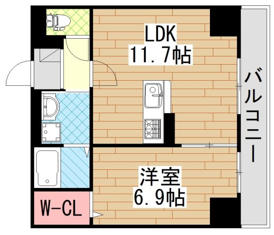 ムーンヒルズ大阪の間取り