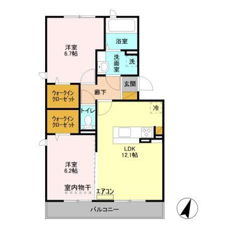 【間取り】 | グリシーヌ　フルール
