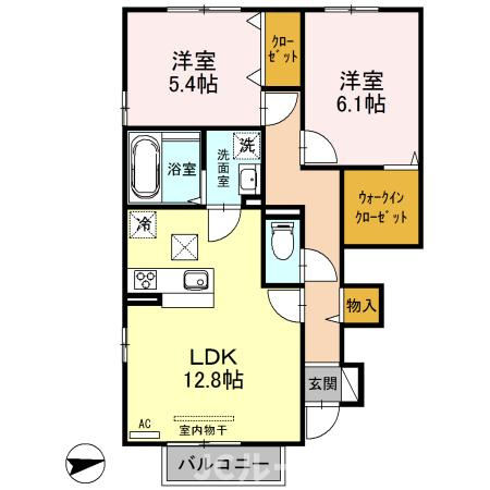 シュエット フルールの間取り