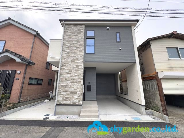 茅ヶ崎市本村２期　新築一戸建て全1棟の外観|外観は落ち着いています