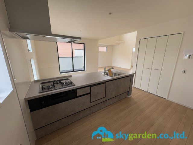 茅ヶ崎市本村２期　新築一戸建て全1棟のキッチン|食洗機付いてます