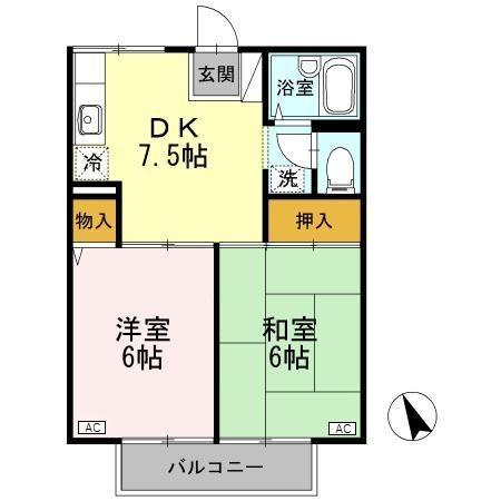 ホワイトハイツの間取り