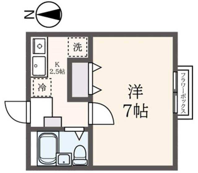 世田谷区成城7丁目のアパートの画像