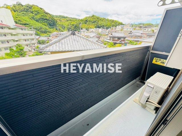 ヴィオラ田中町HillⅠのバルコニー