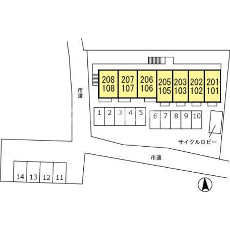 ラフィネの区画図|当社、チルホームのHPもご覧ください(^^)/物件情報多数♪