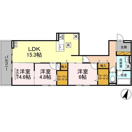 アベニールの区画図