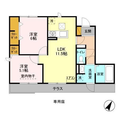 【区画図】 | WEST COURT 楓