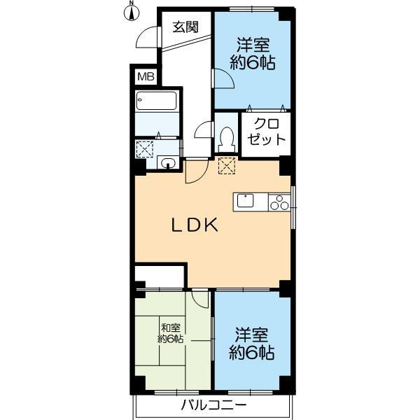 ファイン苦楽園の間取り
