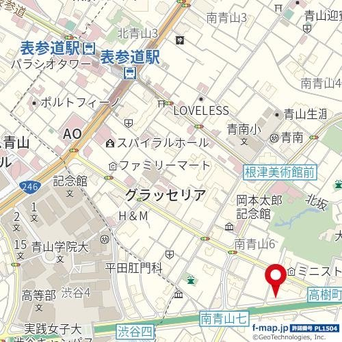 ラ ヴォーグ南青山の地図