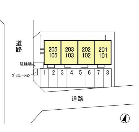 ローレル敷島の区画図|他社様掲載物件もまとめてご紹介、ご案内可能です(^^)/