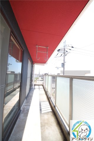 ハイツマコーレのバルコニー