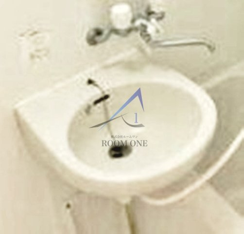 春日壱番館の洗面所|洗面台です。