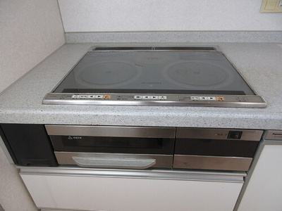 【設備】 | ナイスロイヤルタワー宇都宮中央 | IHクッキングヒーター　※内装前　※2026年2月撮影