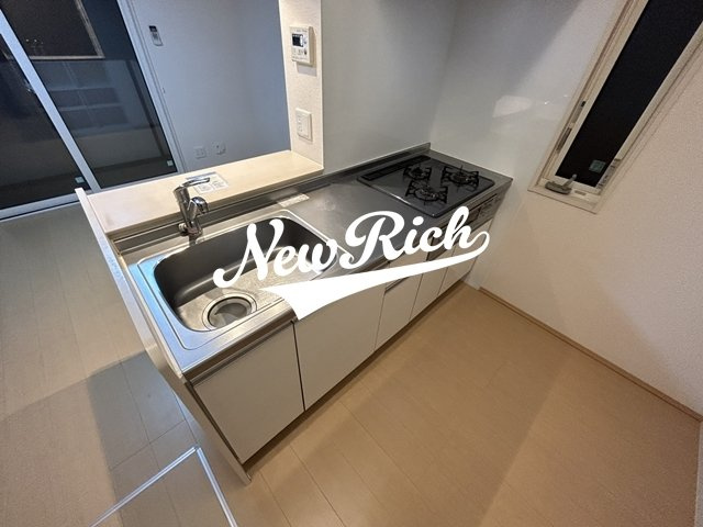 前橋市西片貝町４丁目のアパートのキッチン