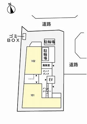 ブルーセブンの区画図