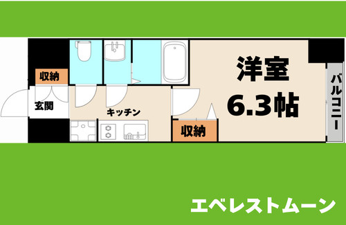 ディアレイシャス矢場町 の間取り