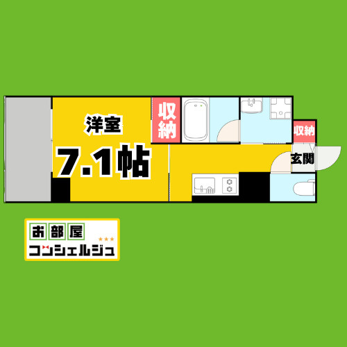 NISSYO BUILDINGの間取り