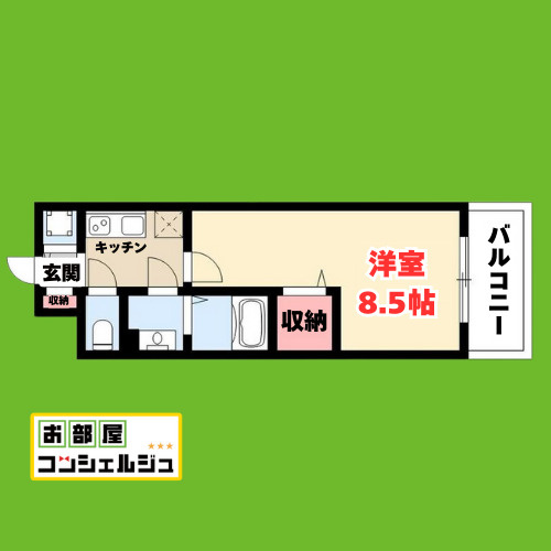 エスリード今池ルミナスの間取り